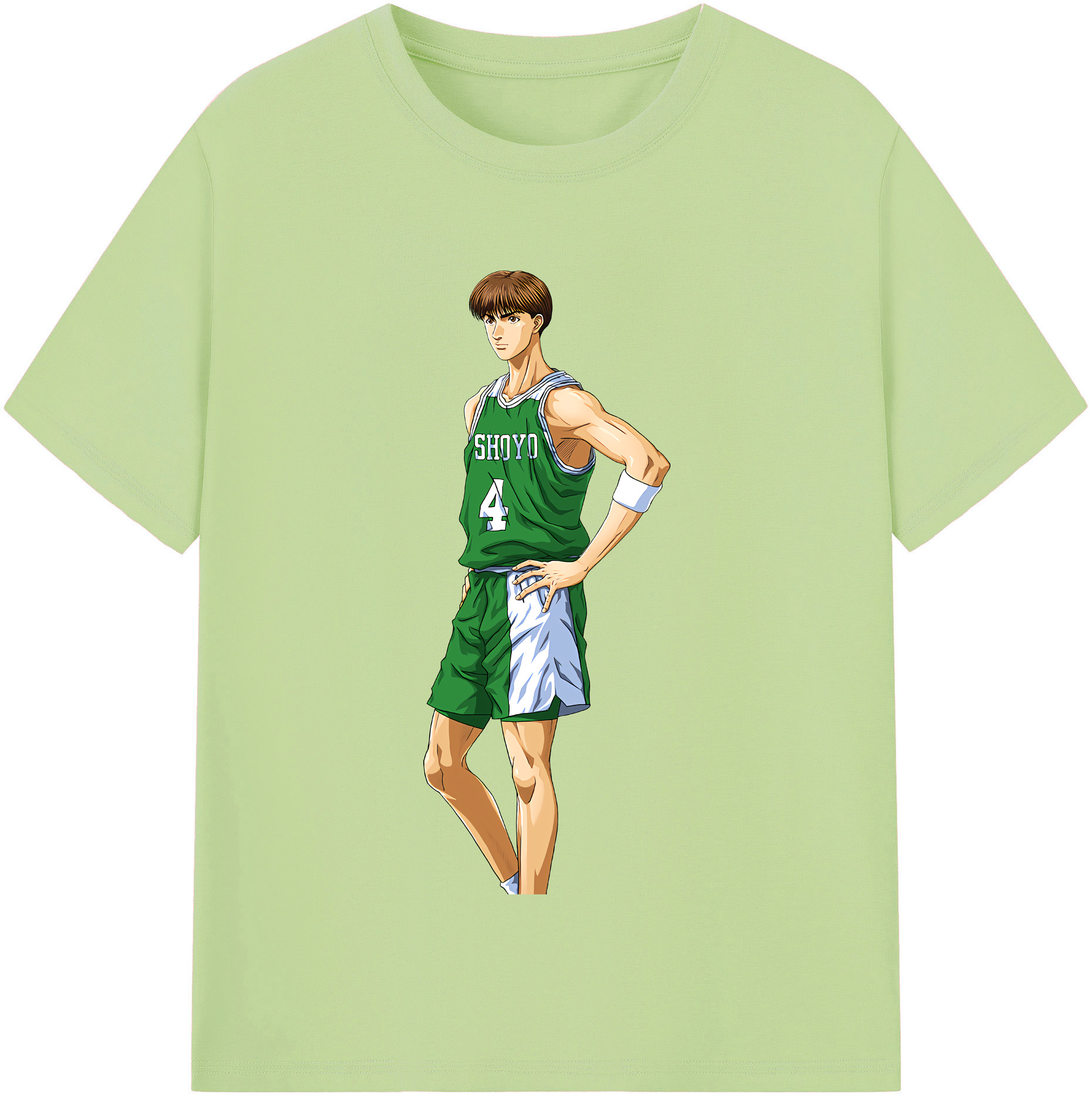 SLAM DUNK／スラムダンク 綿100％半袖Tシャツ（フロントプリント）